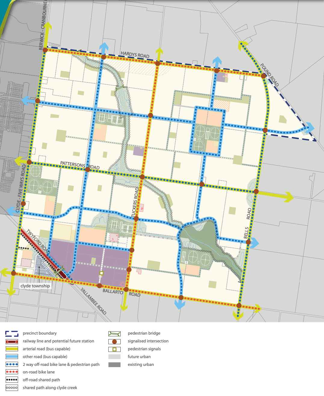 Clyde Creek Precinct Structure Plan - Public Transport